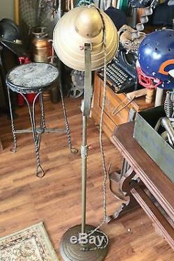 Vintage Industrial General Electric Adjustable Floor Lamp Steampunk