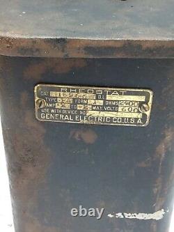 Vintage Industrial Steampunk Ge General Electric Rheostat