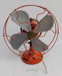 Vintage Iron & Brass General Electric Oscillating Fan. For Restore, Not Tested