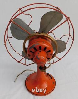 Vintage Iron & Brass General Electric Oscillating Fan. For Restore, Not Tested