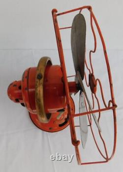 Vintage Iron & Brass General Electric Oscillating Fan. For Restore, Not Tested