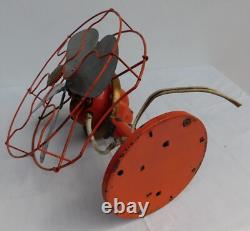 Vintage Iron & Brass General Electric Oscillating Fan. For Restore, Not Tested