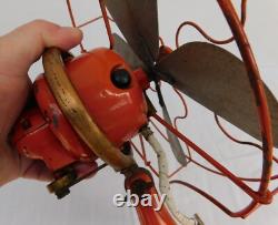 Vintage Iron & Brass General Electric Oscillating Fan. For Restore, Not Tested