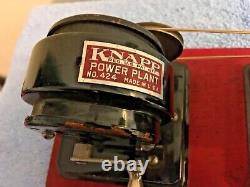 Vintage Knapp Power Plant Hand Crank Generator Boys-d-lite Magneto Electricity