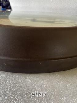 Vintage Large GE Red Eye Wall Clock General Electric 1H1615 17-1/2 Runs