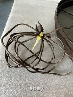 Vintage Large GE Red Eye Wall Clock General Electric 1H1615 17-1/2 Runs