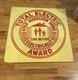 Vintage Large Sign General Electric Gold Medallion Home Total Electric Award Wow