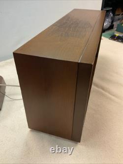 Vintage MCM General Electric AM/FM Walnut Case Solid State Stereo WORKING