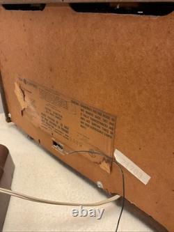 Vintage MCM General Electric AM/FM Walnut Case Solid State Stereo WORKING