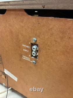 Vintage MCM General Electric AM/FM Walnut Case Solid State Stereo WORKING