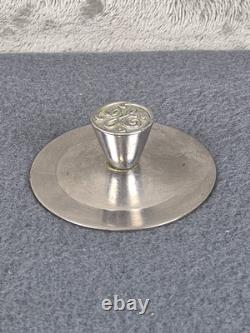 Vintage MCM General Electric Metal Sink Stopper Only GE Drain Plug Original HTF