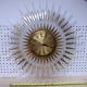 Vintage Mcm General Electric Starburst Wire Electric Wall Clock Gold Tone 24 Us