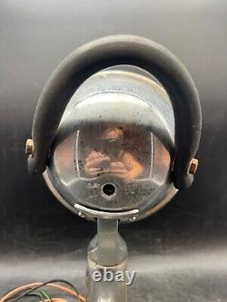 Vintage Marine Auto Spot Light Lamp General Electric Mounted Chrome Search Light