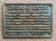 Vintage Metal Plaque Badge Tag General Electric Marine Direct Current Generator