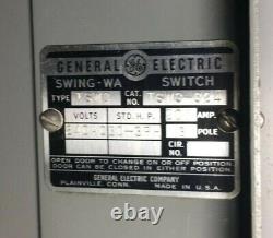 Vintage NEW General Electric SWING-WA Single Branch Unit 200A 3 Pole 240VAC
