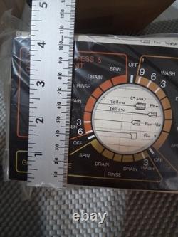 Vintage NOS General Electric Washing Machine WH12X0713 Timer Assy. With Face Plate