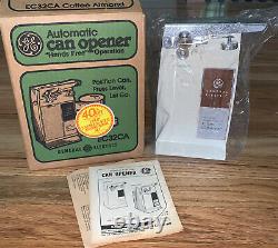Vintage New Unused Old Stock General Electric Can Opener EC32CA With Box Almond