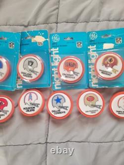 Vintage Nfl General Electric Night Lights
