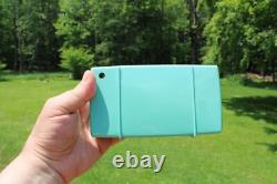 Vintage Old General Electric MID Century Eames Era Antique Aqua Transistor Radio