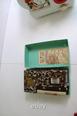 Vintage Old General Electric MID Century Eames Era Antique Aqua Transistor Radio