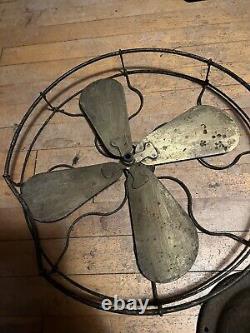 Vintage Old Used 75425 General Electric GE Fan 15 Inch Metal Blade Parts USA