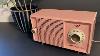 Vintage Pink General Electric Am Tube Radio