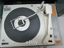 Vintage Portable Stereo Record Player General Electric Wildcat