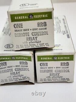 Vintage Qty 3 New Relay Rr8-24vdc General Electric Remote Control Relay. Sbin