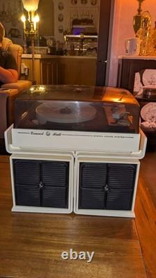 Vintage RARE GE General Electric Concert Hall Stereo Record Player 332B TESTED