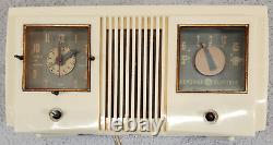Vintage Radio General Electric AM Radio Alarm Clock Model 535 1952 t605