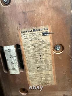 Vintage Rare 1940s General Electric Model L-652 Superheterodyne Tube Radio USA