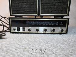 Vintage Rare GE General Electric model T2020A AM/FM Stereo Radio & 2 Speakers