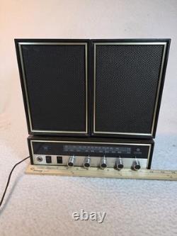 Vintage Rare GE General Electric model T2020A AM/FM Stereo Radio & 2 Speakers