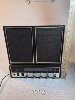 Vintage Rare GE General Electric model T2020A AM/FM Stereo Radio & 2 Speakers
