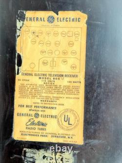 Vintage Rare General Electric 805 Locomotive Television Bakelite TV