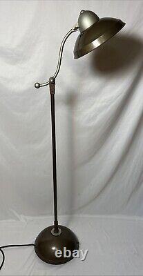 Vintage Rare General Electric Sun Lamp LM4 Adjustable Bridge Arm Floor Lamp