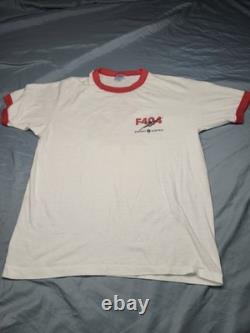 Vintage Single Stitch T Shirt General Electric F404 Size Large L Made In USA