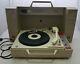 Vintage Solid State Ge General Electric Wildcat Portable Record Player Turntable