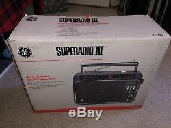 Vintage Superadio III 3 General Electric GE Long Range AM/FM Super Radio OpenBox