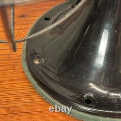 Vintage WORKING 13 General Electric FAN Oscillating 3 Speed Brass Blade Cage