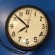 Vintage Working General Electric 14.5 Inch School House Wall Clock Glass