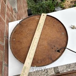 Vintage WORKING General Electric 17.5 School House Wall Clock No Glass As Is