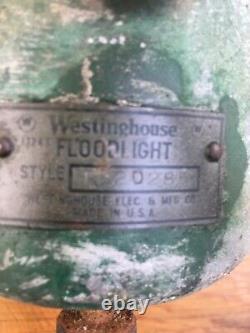 Vintage Westinghouse Signal Flood Spot Light. General Electric
