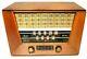 Vintage Working Ge General Electric # 321 Mid Century Modern Wood Table Radio