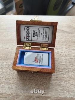 Vintage Zippo Slim 1959 Rare Advertising General Electric Defense Systems