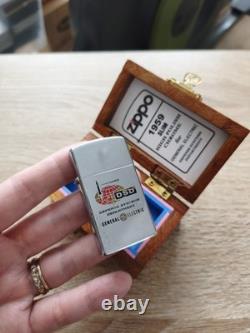 Vintage Zippo Slim 1959 Rare Advertising General Electric Defense Systems