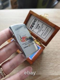 Vintage Zippo Slim 1959 Rare Advertising General Electric Defense Systems