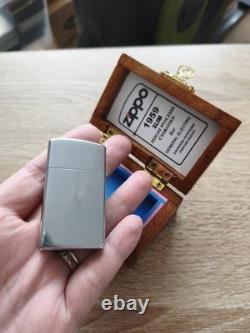 Vintage Zippo Slim 1959 Rare Advertising General Electric Defense Systems