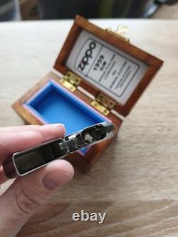 Vintage Zippo Slim 1959 Rare Advertising General Electric Defense Systems
