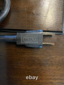 Vintage ca. 1940 GE No. 49X723 Quiet Blade Oscillating 10 Desk Fan Working